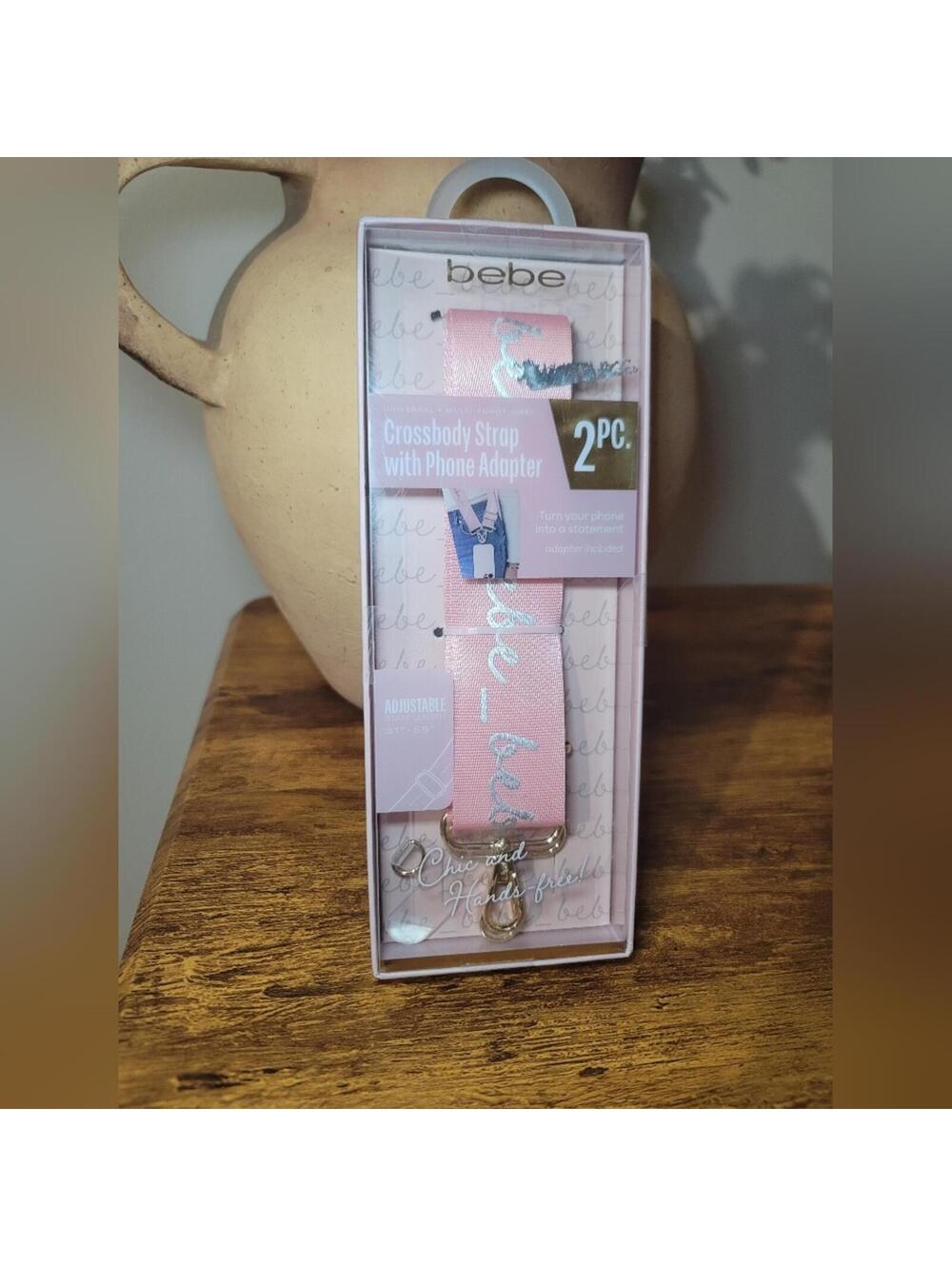 Bebe Pink Crossbody Strap for Phone Y2k Festival New Univers
